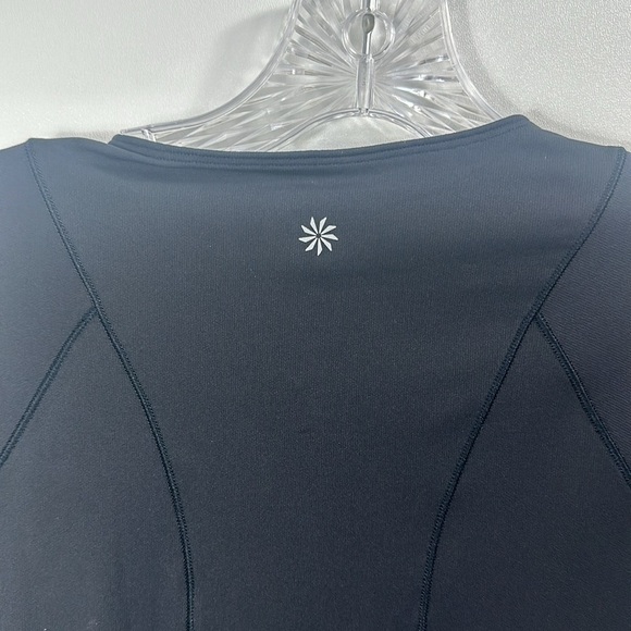 Athleta black short sleeve tennis top size medium - Picture 11 of 13